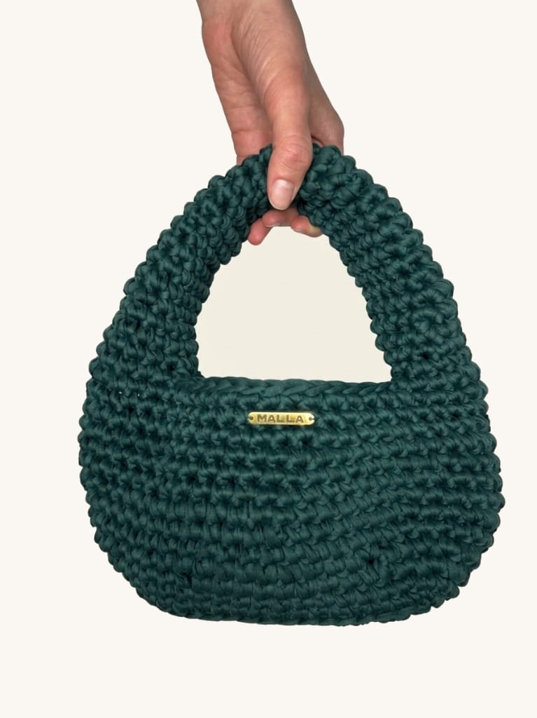 Havu Forest, one-of-one handmade crochet bag